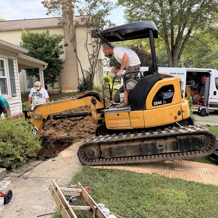 Installing a Clean Out 10' Deep Sewer