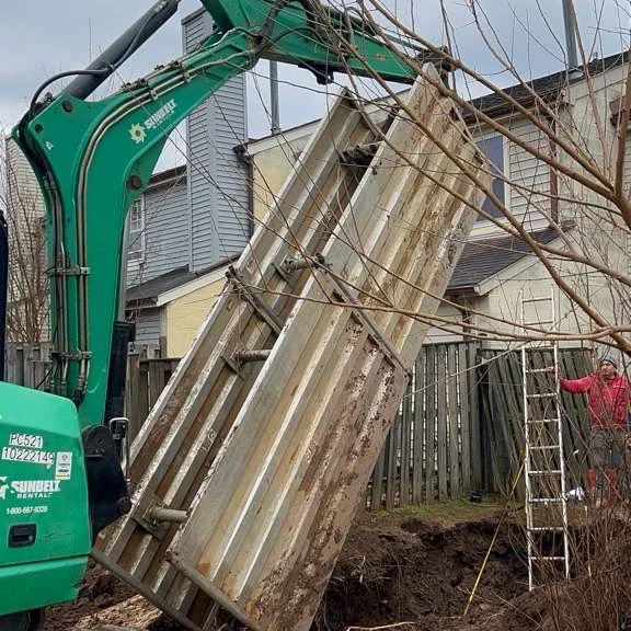 Repairing Sewer at 16' Deep