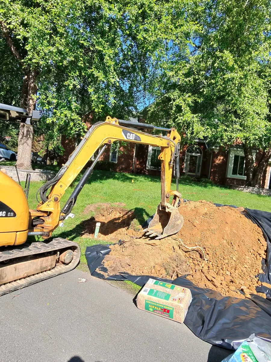 Sewer Line Excavation